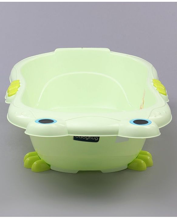 Babyhug Bath Tub With Bath Tray Animal Print - Yellow