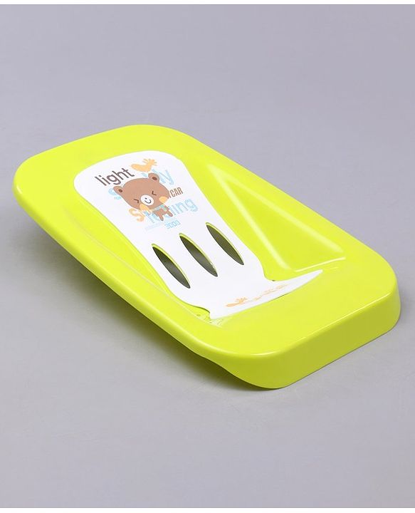 Babyhug Bath Tub With Bath Tray Animal Print - Yellow