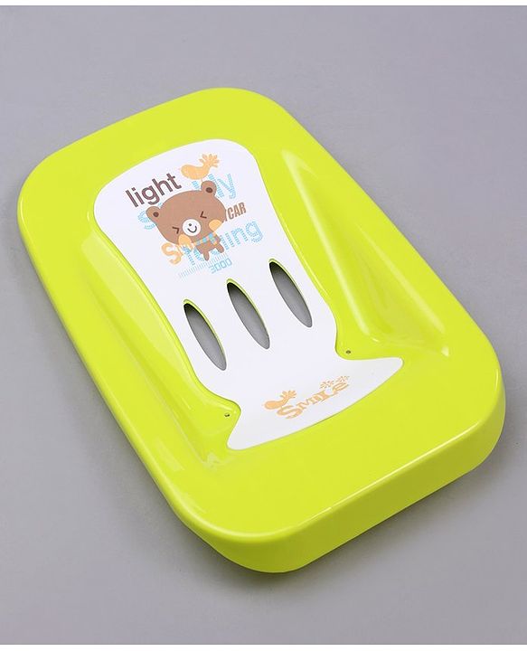 Babyhug Bath Tub With Bath Tray Animal Print - Yellow