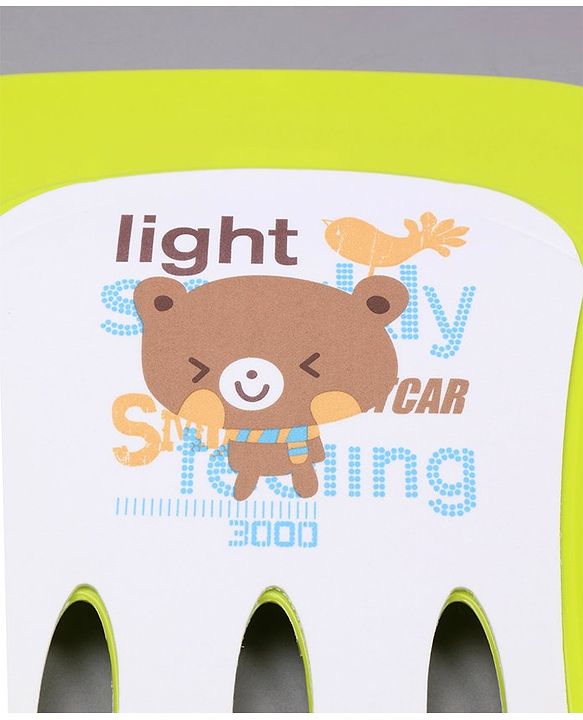 Babyhug Bath Tub With Bath Tray Animal Print - Yellow