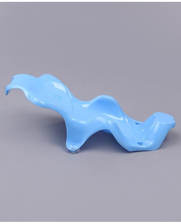 Babyhug Large Size Bath Tub With Bath Sling Bear Print - Blue (Color May Vary)