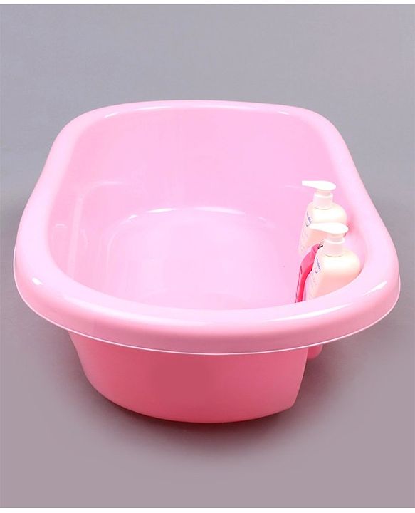 Babyhug Bath Tub Set With Bath Wash  - Pink