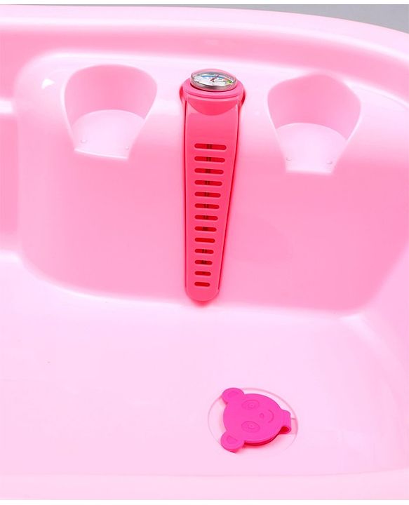 Babyhug Bath Tub Set With Bath Wash  - Pink