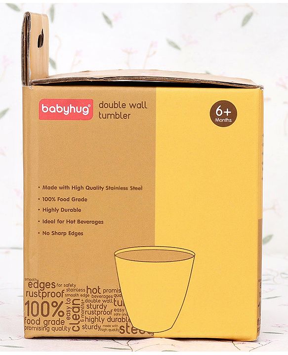 Babyhug Insulated Stainless Steel Double Wall Tumbler - 120 ml