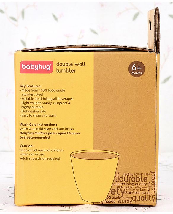 Babyhug Insulated Stainless Steel Double Wall Tumbler - 120 ml