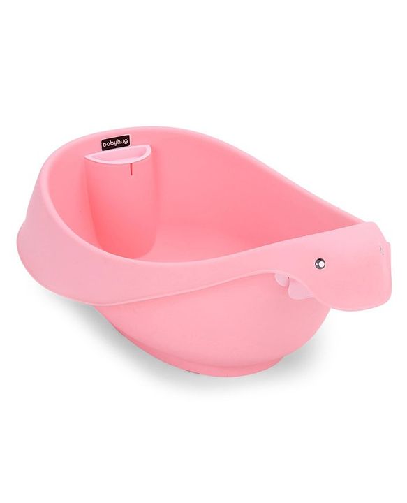 Babyhug Bath Tub With In-built Bather (Small Size) - Pink
