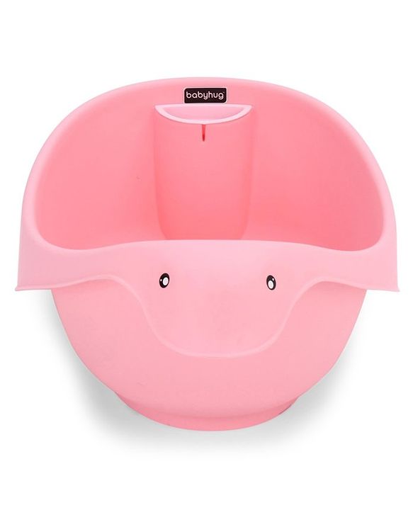 Babyhug Bath Tub With In-built Bather (Small Size) - Pink