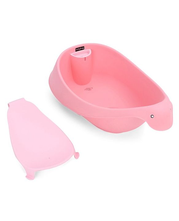 Babyhug Bath Tub With In-built Bather (Small Size) - Pink