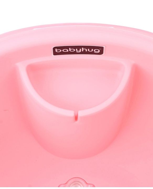 Babyhug Bath Tub With In-built Bather (Small Size) - Pink