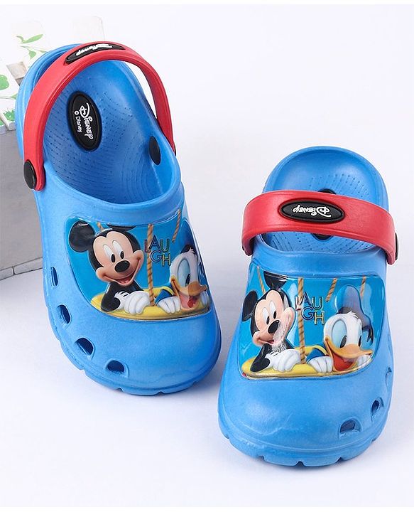 Cute Walk by Babyhug Mickey Mouse & Donald Duck Print - Blue
