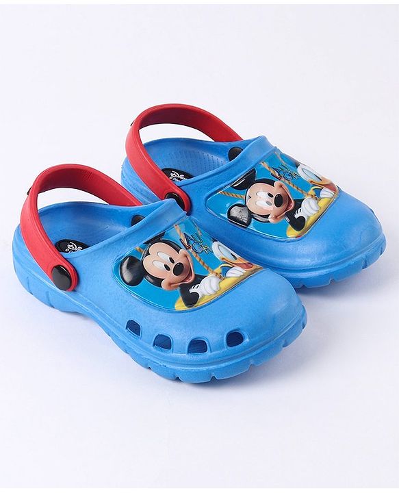 Cute Walk by Babyhug Mickey Mouse & Donald Duck Print - Blue