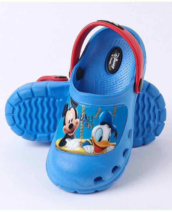 Cute Walk by Babyhug Mickey Mouse & Donald Duck Print - Blue