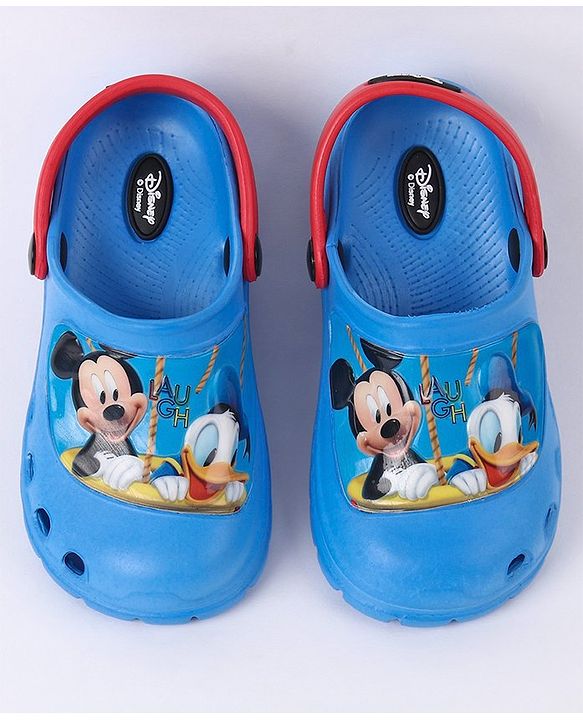 Cute Walk by Babyhug Mickey Mouse & Donald Duck Print - Blue