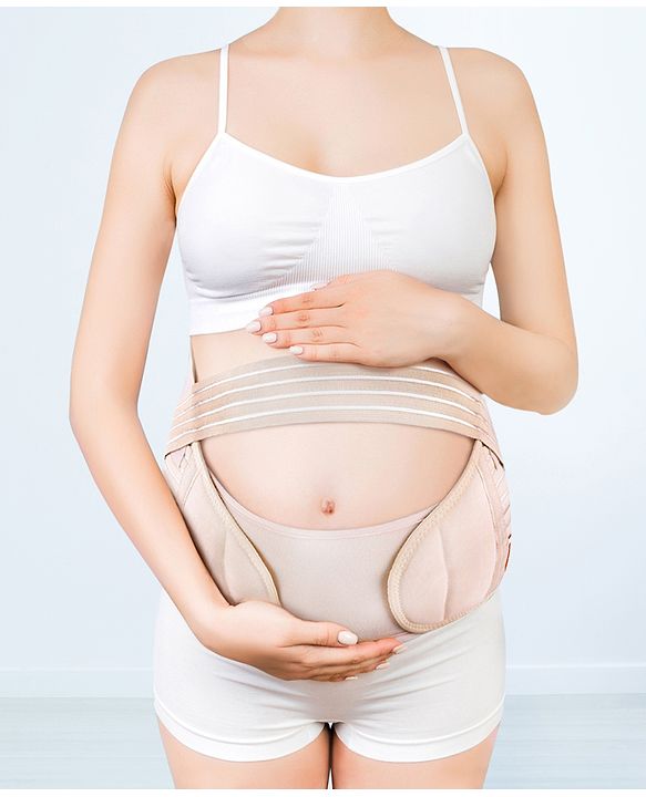Babyhug XX Large Size Pre Maternity Corset Belt For Pregnancy Support - Beige