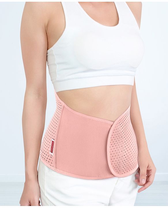 Babyhug Large Size Post Maternity Belly Support & Reshaping Corset Belt - Pink