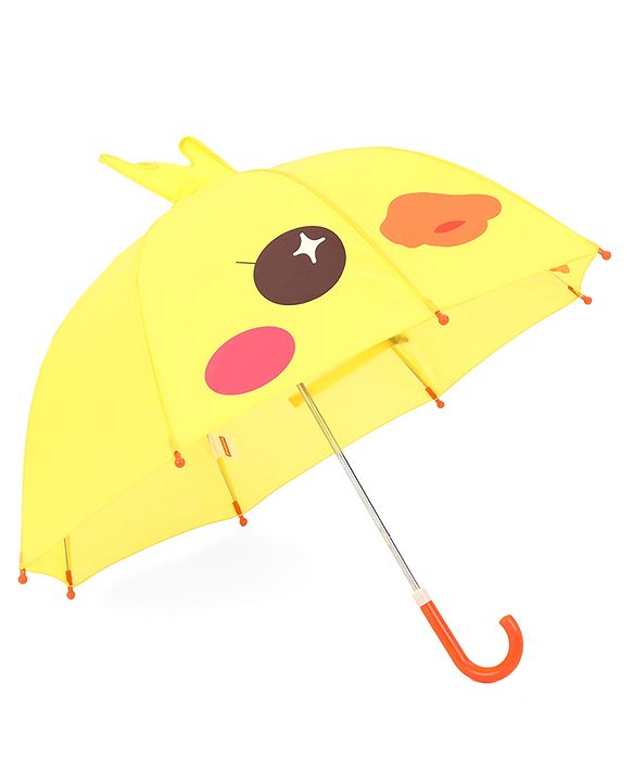 Babyhug Umbrella 3D Animal Design - Yellow