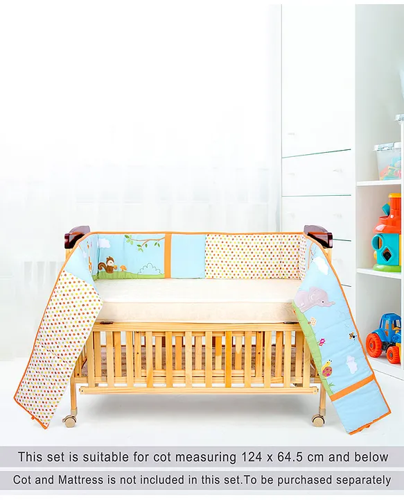 Babyhug Premium Cotton Crib Bumper Regular Jungle Theme Cot not Included Online in India Buy at Best Price from Firstcry 3258514