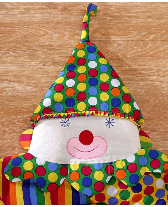 Babyhug Smiling Clown Twist N Fold Activity Play Gym - Multicolour