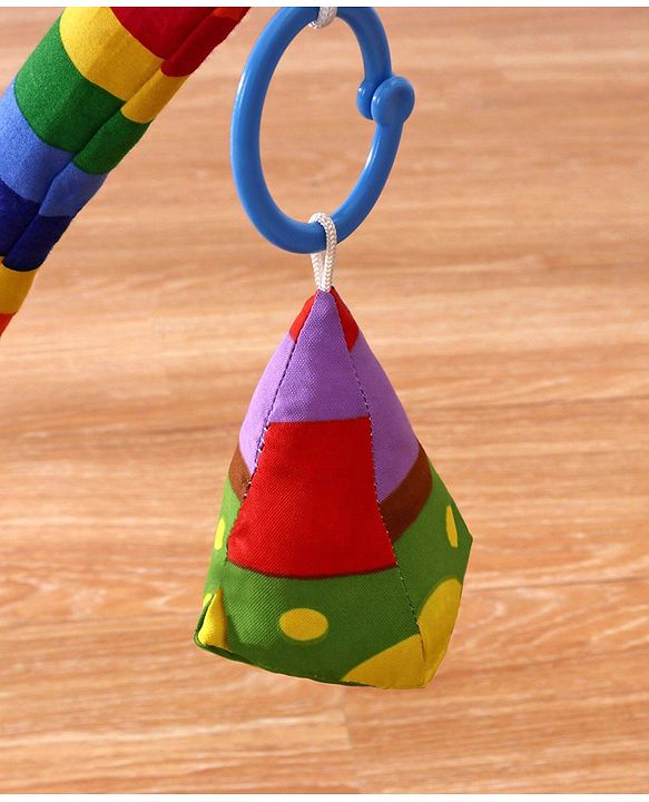 Babyhug Smiling Clown Twist N Fold Activity Play Gym - Multicolour