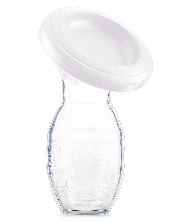 Babyhug Premium Silicone Manual Breast Pump - White