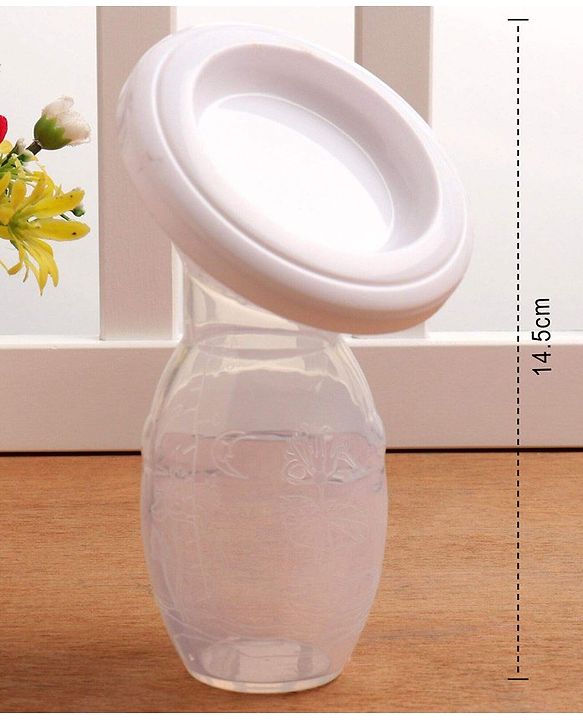 Babyhug Premium Silicone Manual Breast Pump - White