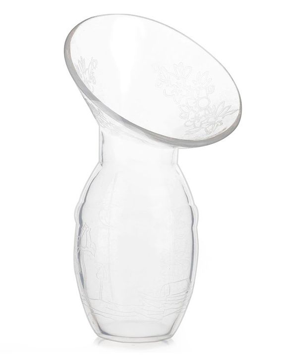 Babyhug Premium Silicone Manual Breast Pump - White