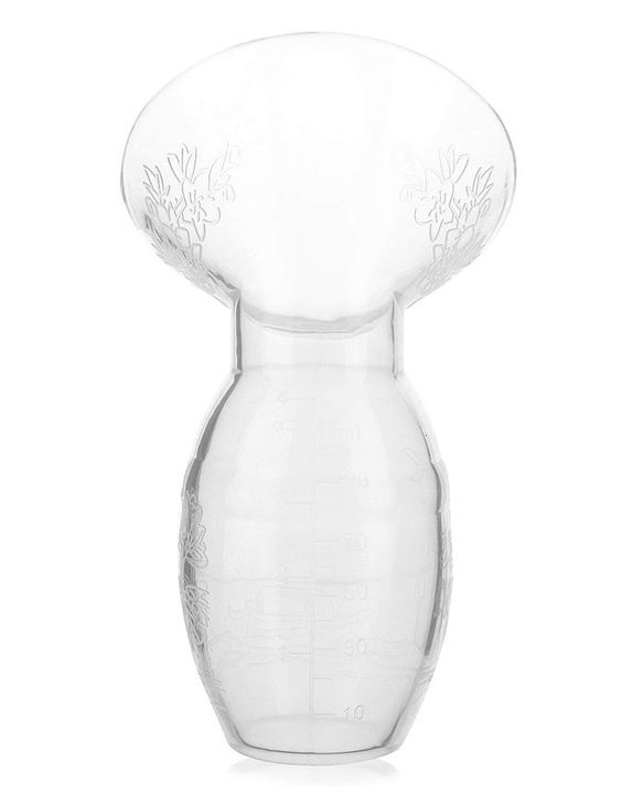 Babyhug Premium Silicone Manual Breast Pump - White