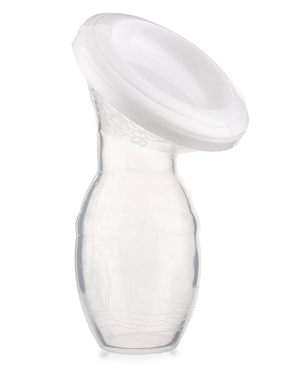 Babyhug Premium Silicone Manual Breast Pump - White