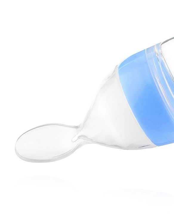 Babyhug Squeezy Silicone Food Feeder- Blue