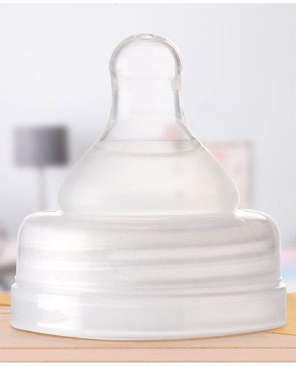 Babyhug  Stainless Steel Feeding Bottle with Leak-Proof Cap & Silicone Nipple  200 ml | BPA Free| Durable| Milk Feeding | 304 Grade | Newborn