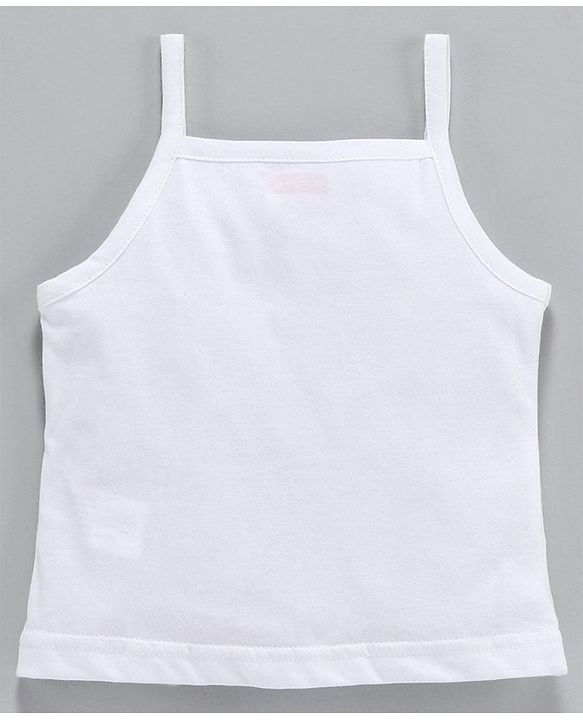 Babyhug 100% Organic Cotton Solid Slips Pack of 3 - White