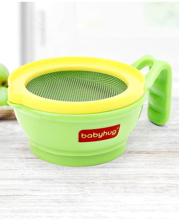 Babyhug Multi Purpose Baby Food Grinding Bowl - Purple Green