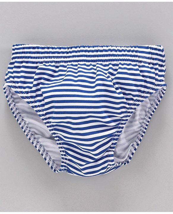 Babyhug 100% Cotton Briefs Pack of 3 - Blue Red