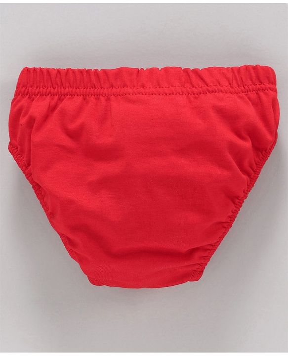 Babyhug 100% Cotton Briefs Pack of 3 - Blue Red