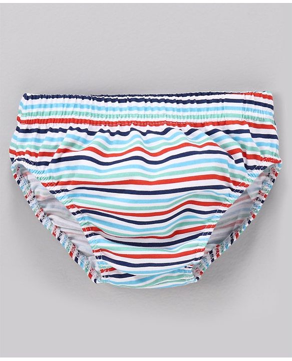 Babyhug 100% Cotton Briefs Pack of 3 - Red White