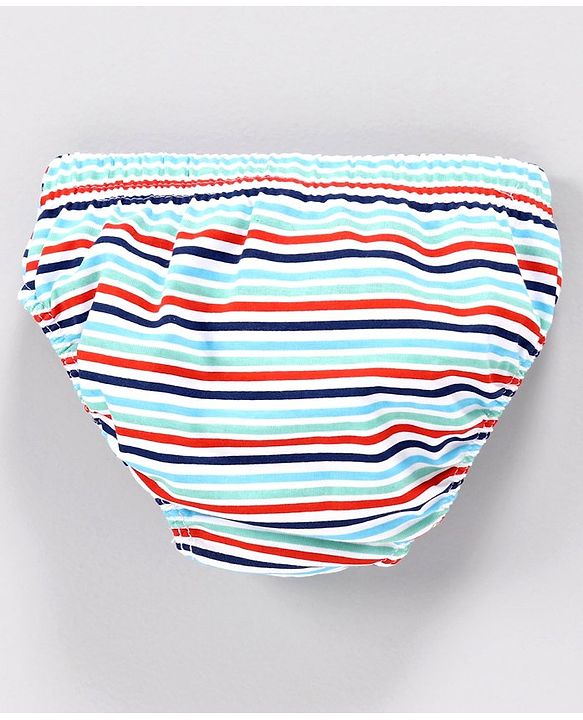 Babyhug 100% Cotton Briefs Pack of 3 - Red White