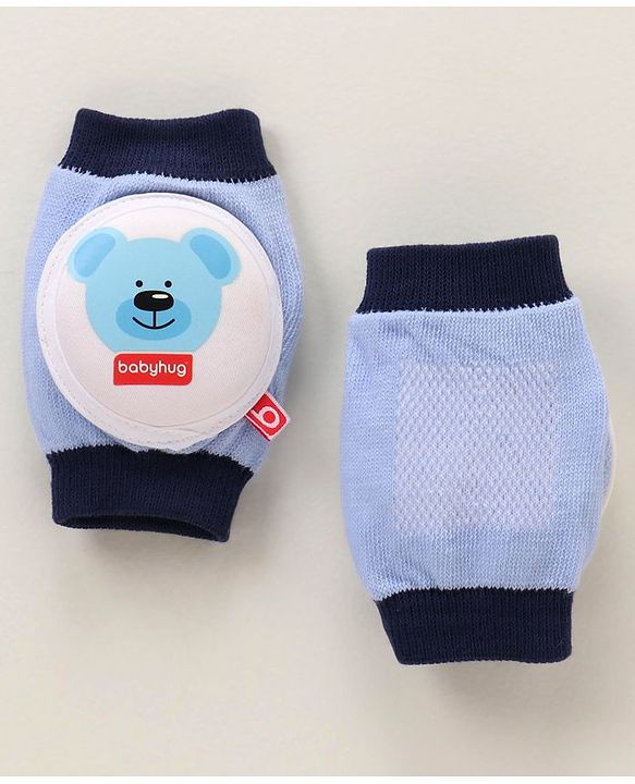 Babyhug Elbow & Knee Protection Pads  Sky Blue (Design May Vary)