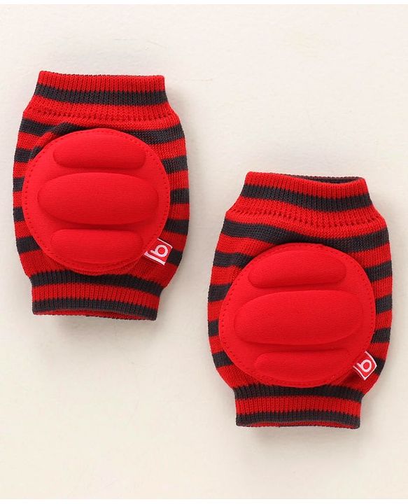 Babyhug Elbow & Knee Protection Pads Protection Pads Red & Grey (Design May Vary)