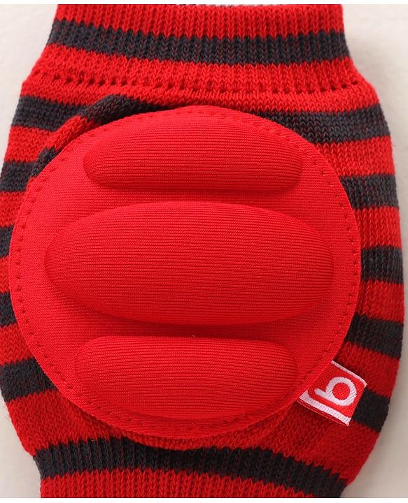 Babyhug Elbow & Knee Protection Pads Protection Pads Red & Grey (Design May Vary)