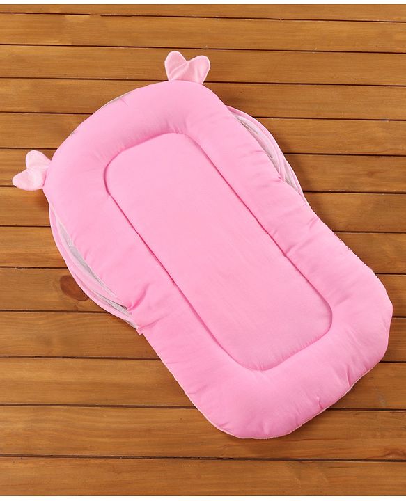 Babyhug Velvet Baby Bedding Set With Mosquito Net