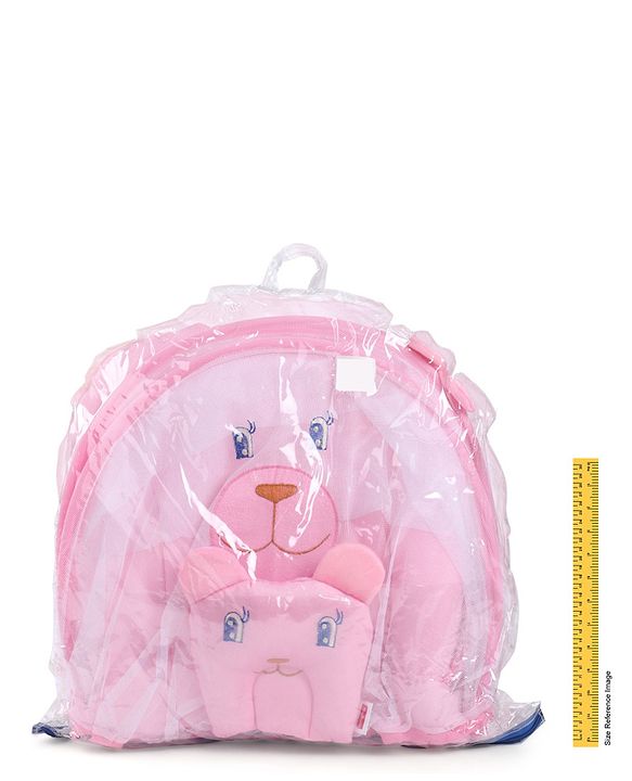 Babyhug Velvet Baby Bedding Set With Mosquito Net