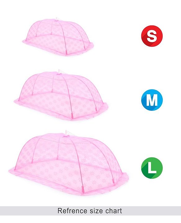 Babyhug Portable Baby Mosquito Net Small - Pink
