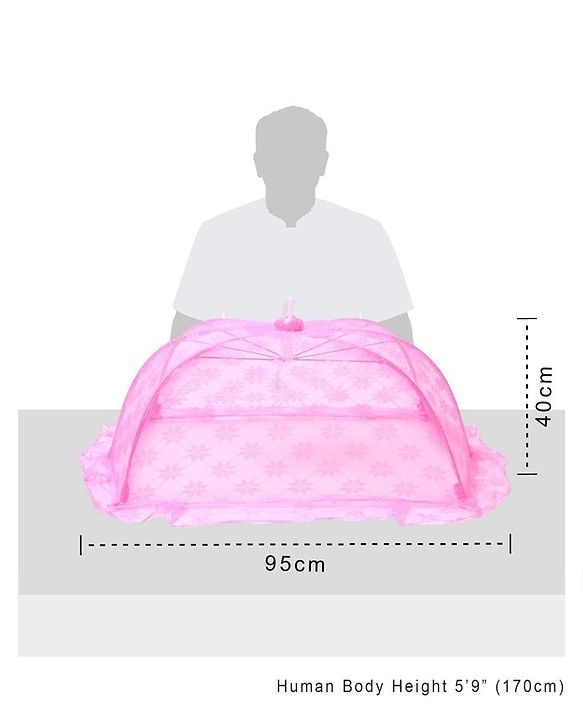 Babyhug Portable Baby Mosquito Net Small - Pink