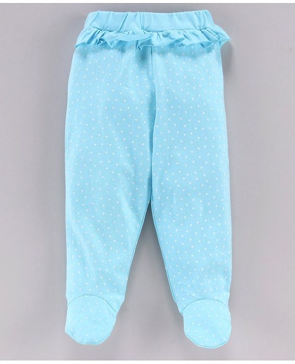 Babyhug Bootie Leggings Star Print Pack of 2 - Blue Pink