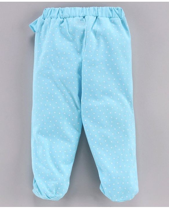 Babyhug Bootie Leggings Star Print Pack of 2 - Blue Pink