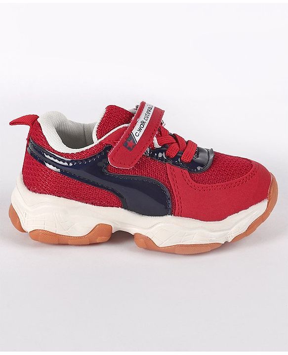 Cute Walk by Babyhug Sports Shoes - Red