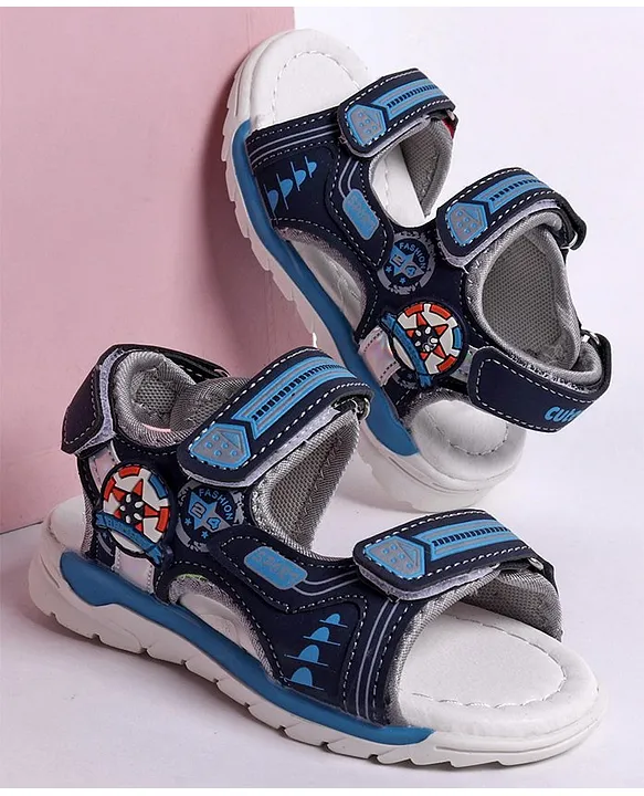 Buy Cute Walk by Babyhug Open Toe Sandals Navy Blue for Boys 6