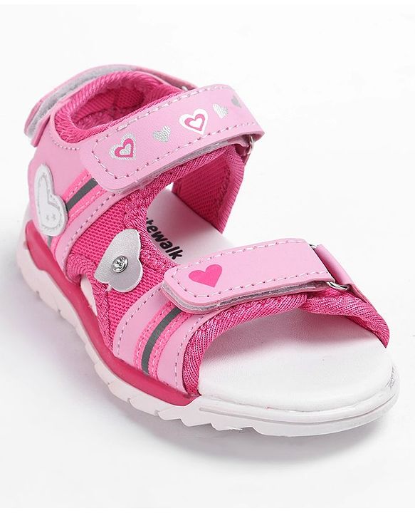 Cute Walk by Babyhug Open Toe Sandals - Pink