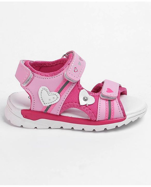 Cute Walk by Babyhug Open Toe Sandals - Pink