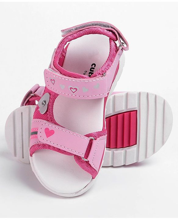 Cute Walk by Babyhug Open Toe Sandals - Pink